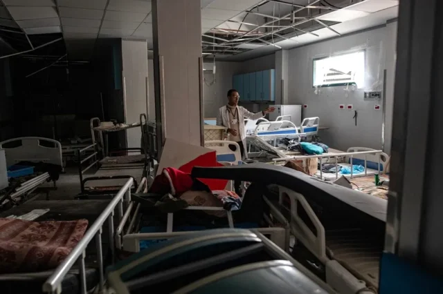 HOSPITAL INTERIOR JAN YUNIS gaza efe