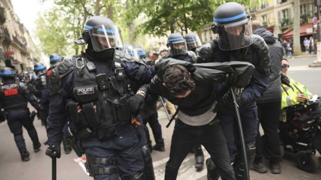 choques violentos en paris la po