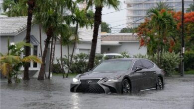 AP Lluvias en el sur de Florida