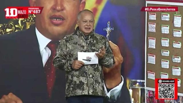 diosdado cabello revela que 64